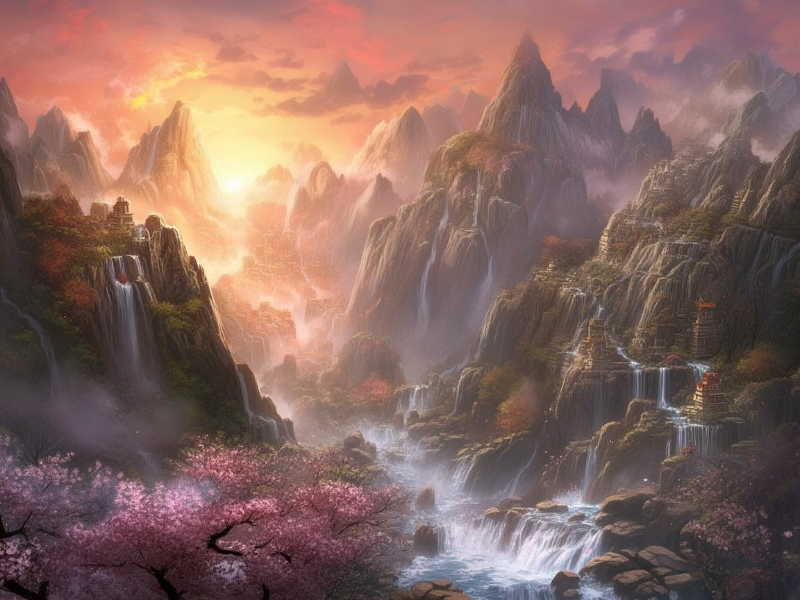 绯月仙行录仙侠世界场景